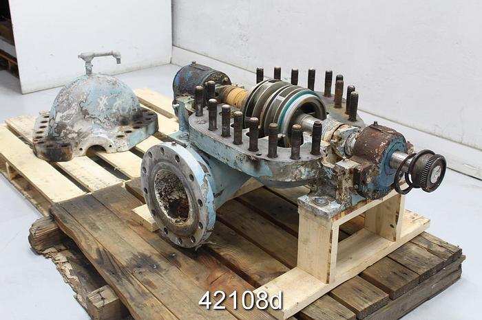 Used Worthington 5 UNB 13 Split Case Pump, Stainless Steel Casing #42108