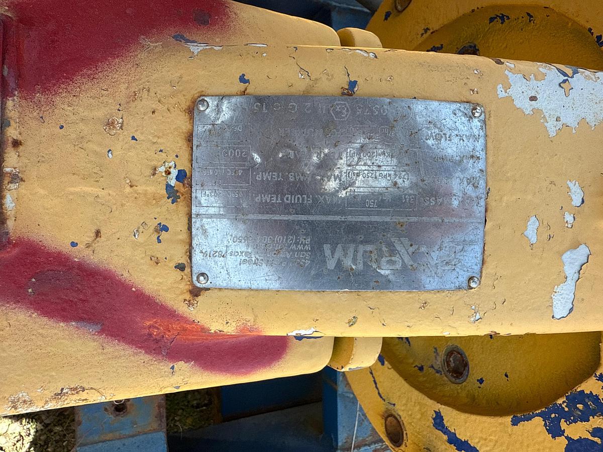 Used Forum 8x6x14 Transfer Pump with WEG 75 Horsepower Motor, Skidded