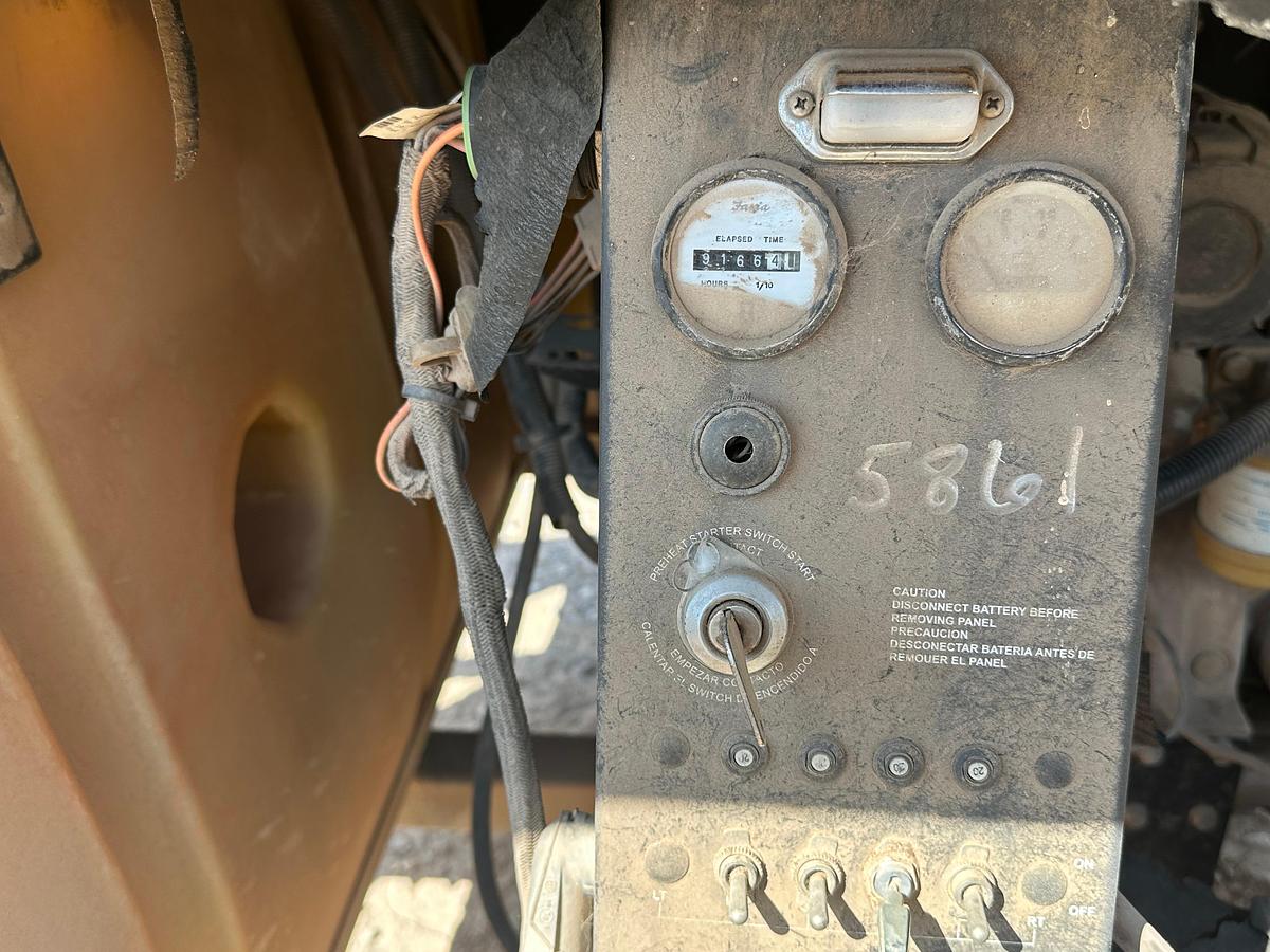 Used Warren Power Systems 8KW Light Plant, Inoperable, Has Cat Engine, Bad Tires.