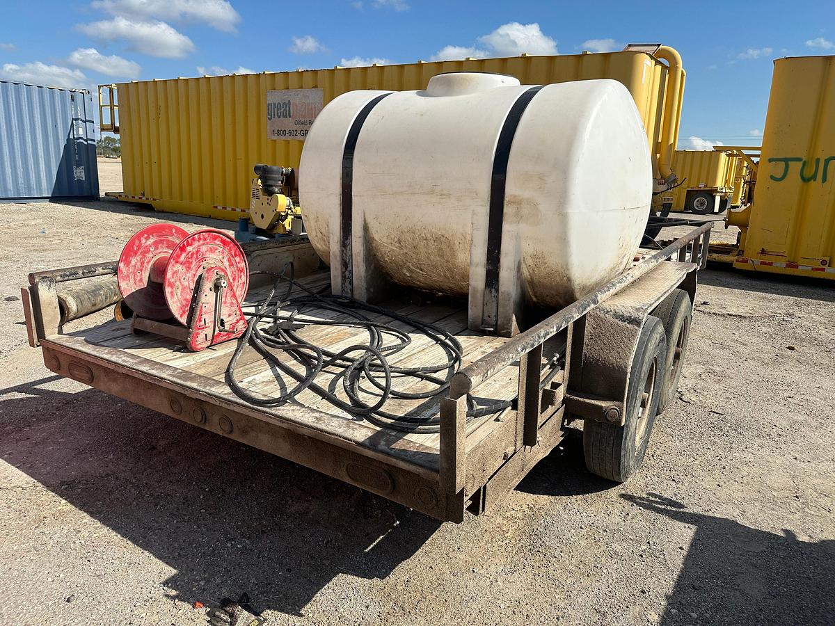 Used Lamar 16 Trailer with All American Pressure Washer and Water Tank