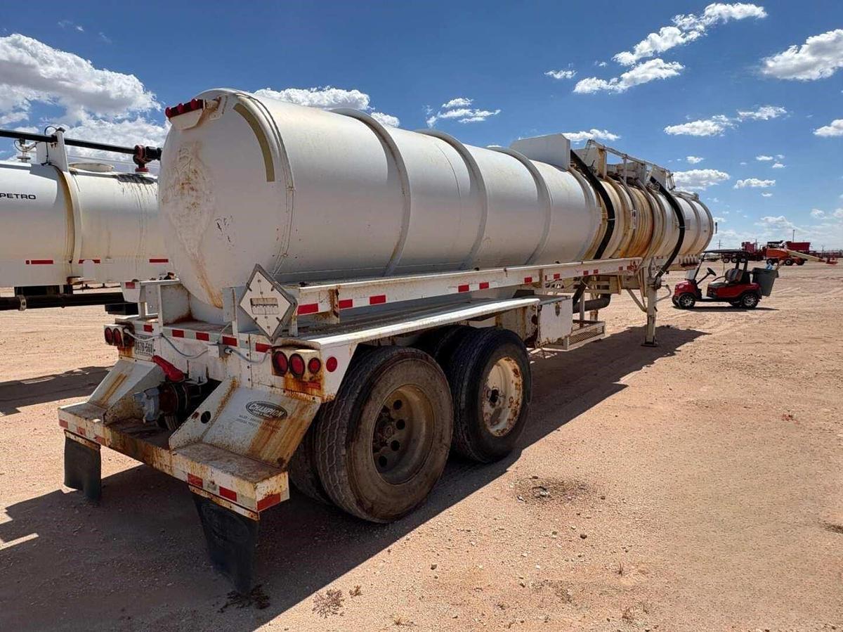 Used 2012 Overland Tank 10,000GAL 3-Compartment Acid Transport Trailer