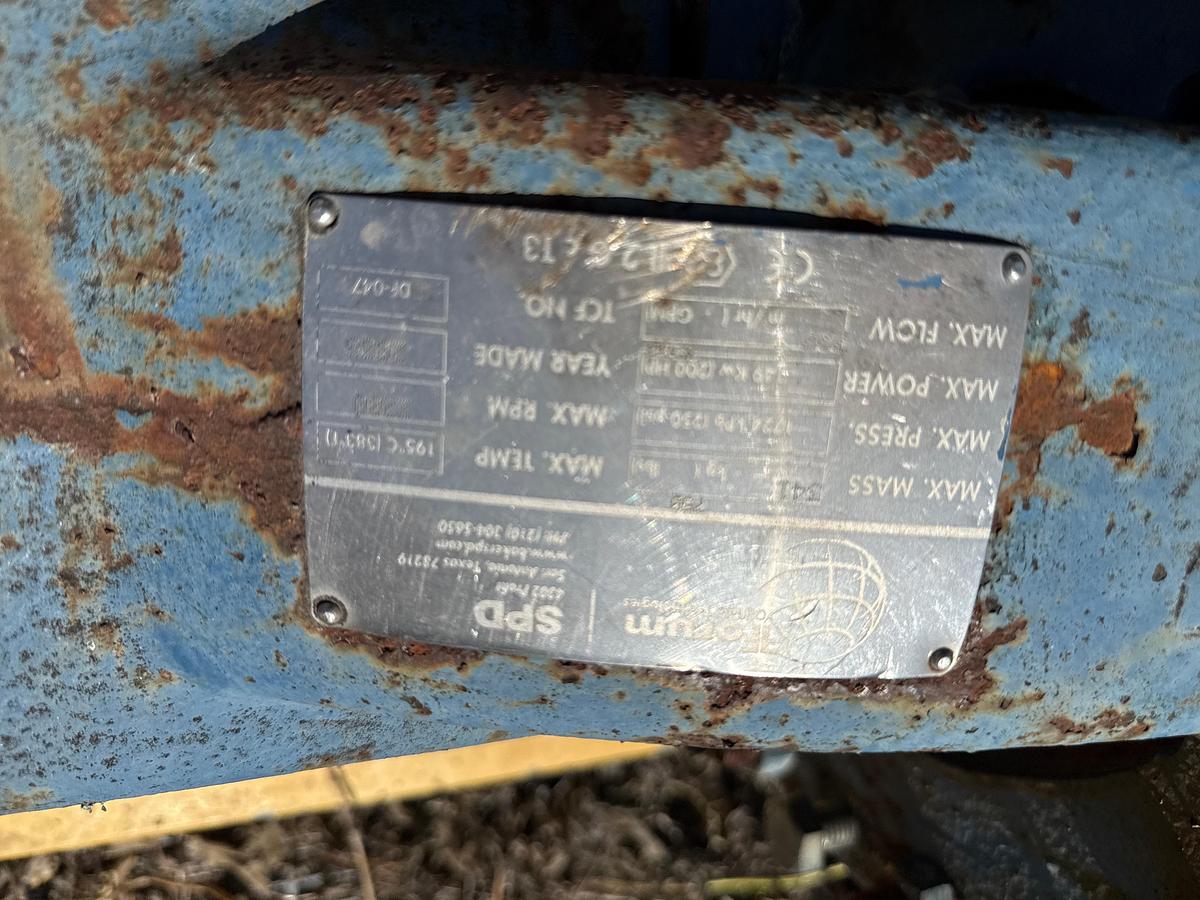 Used Forum 8x6x14 Transfer Pump With a Baldor T30 75 Horsepower Electric Motor