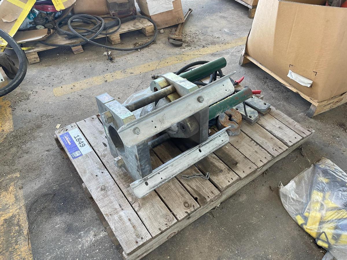 Used Simplex 10,000lb Hand Pump Hose Crimping Machine