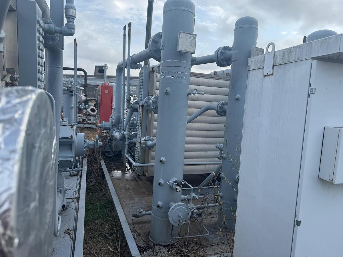 Used Electric Natural Gas Compressor Package, Skidded