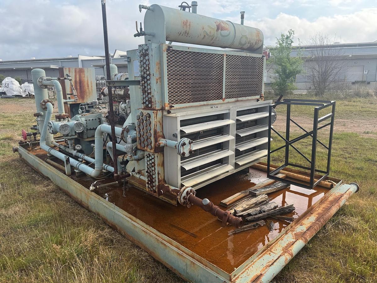 Used 1990 CSI (Compressor Systems, Inc.) Engine-Driven Reciprocating Natural Gas Compressor, Skidded
