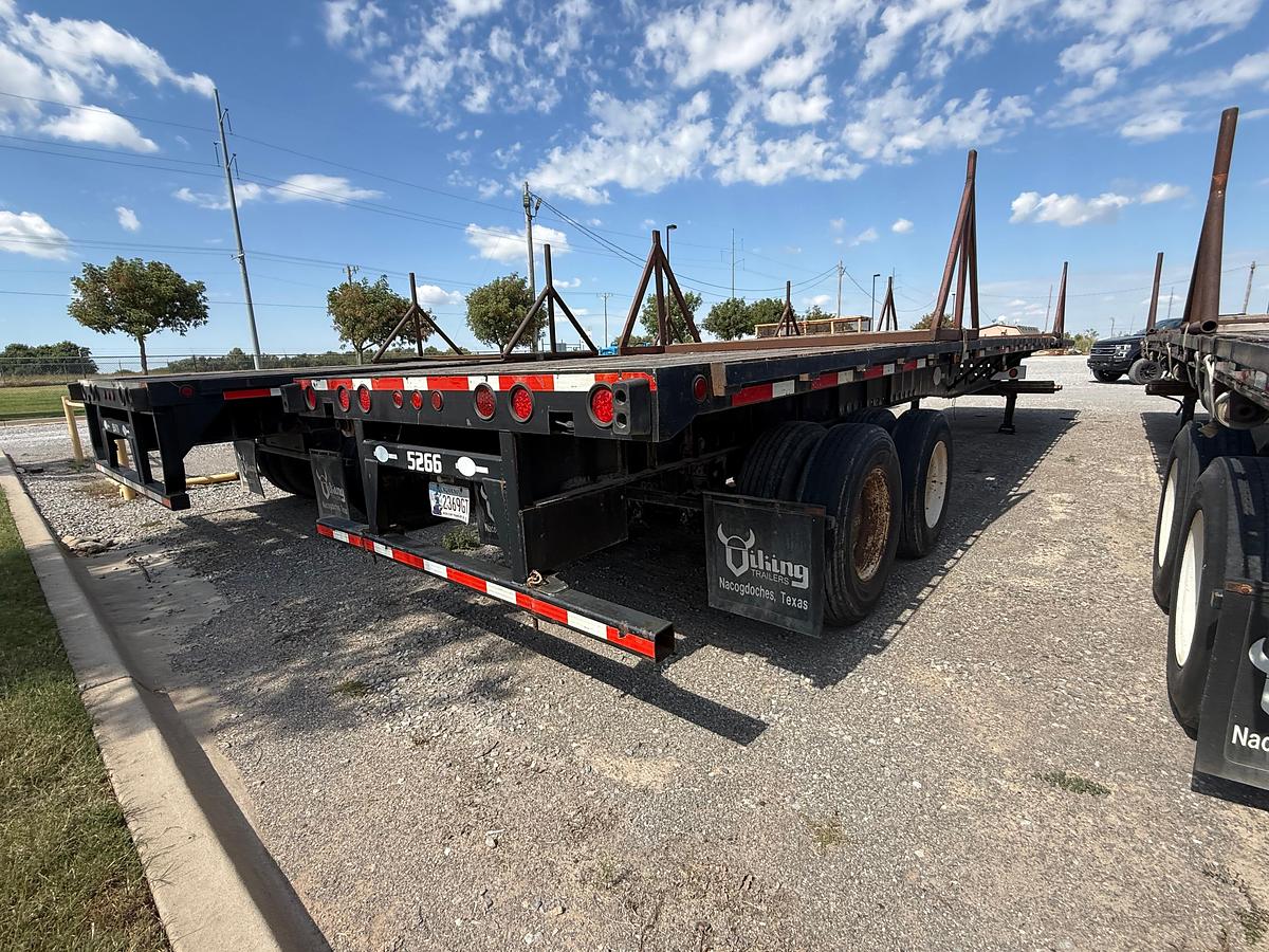 Used 2011 Viking 40Ft Flatbed Trailer
