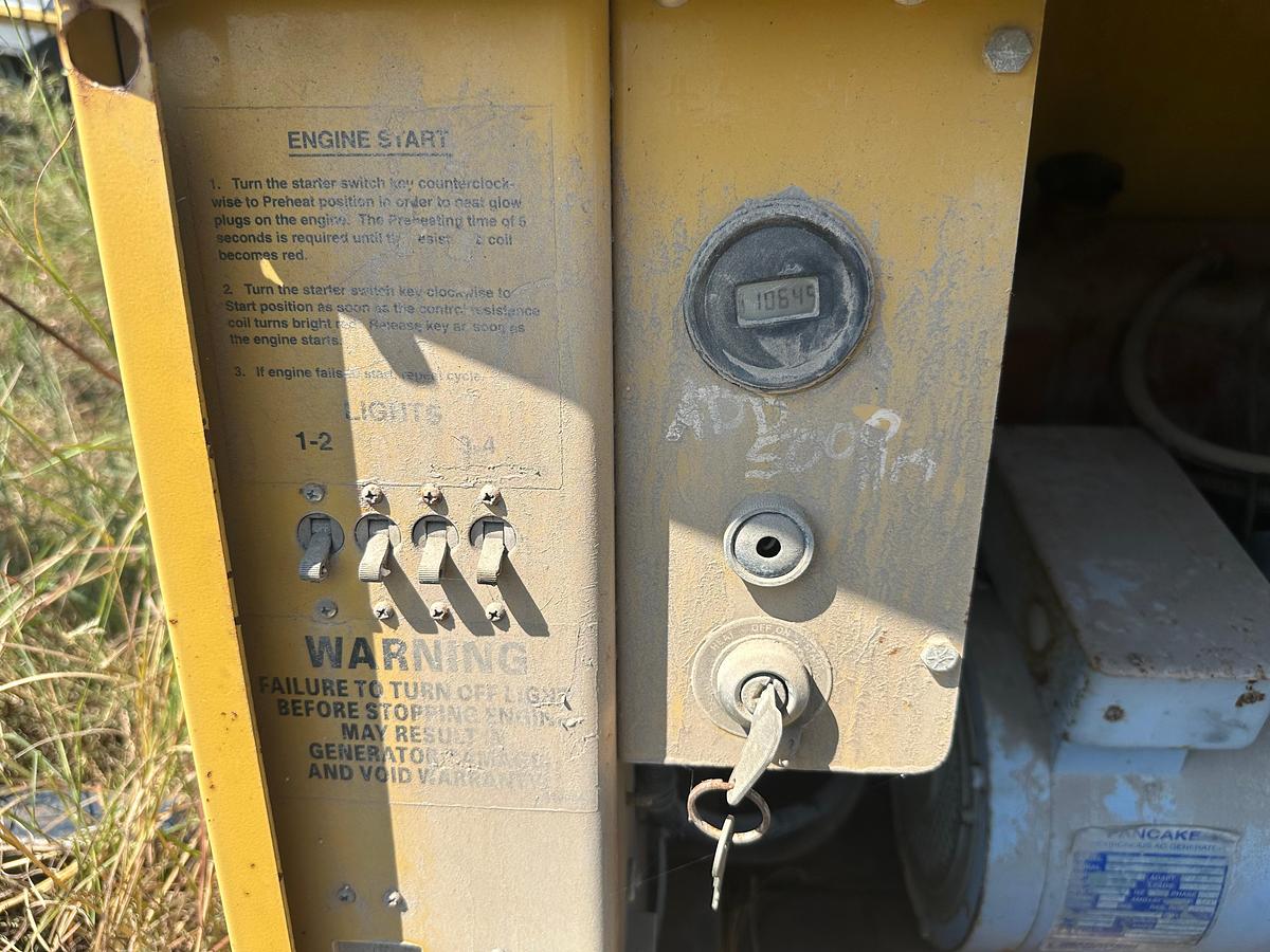 Used Allmand Night-Lite Pro NL 8 8KW Light Plant with CAT Engine