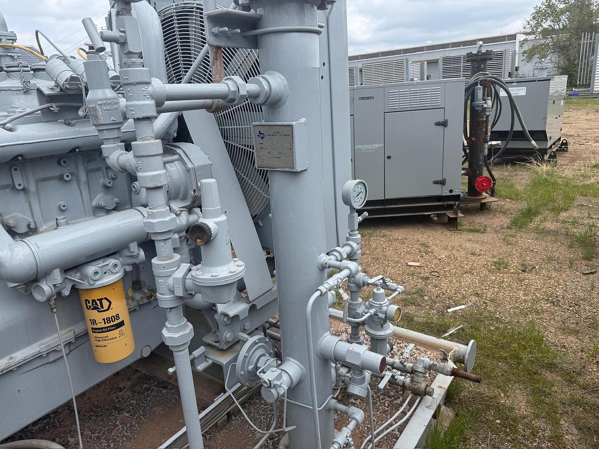 Used 2014 Engine-Driven Natural Gas Compressor, Skidded