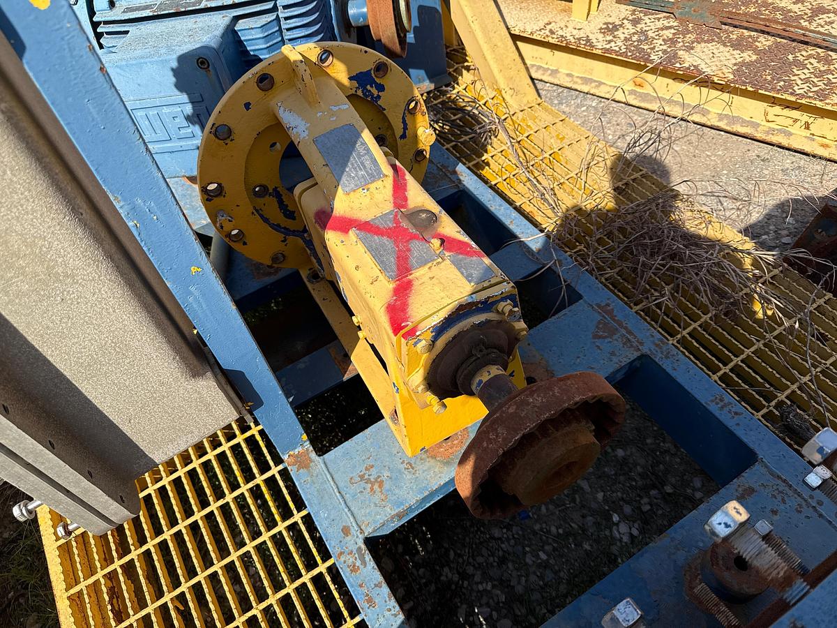 Used Forum 8x6x14 Transfer Pump with WEG 75 Horsepower Motor, Skidded