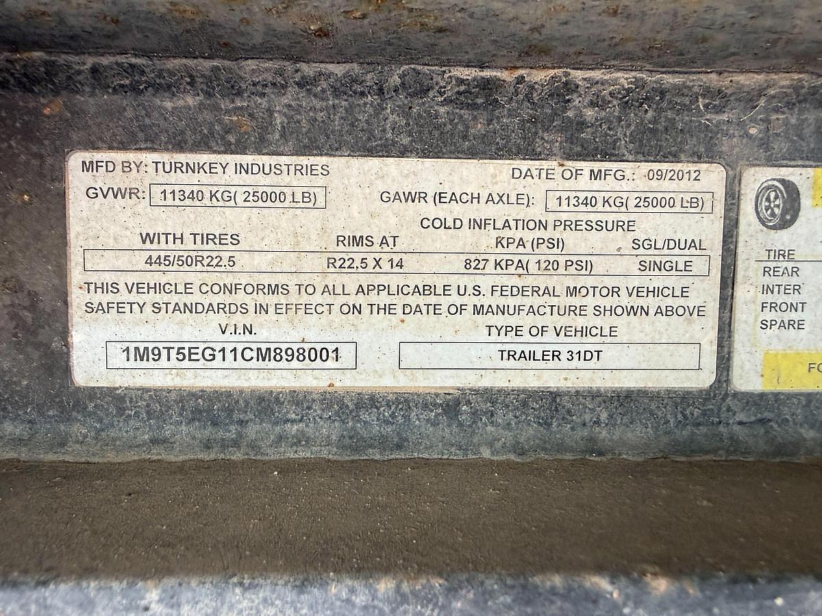 Used 2012 Turnkey Industries Frac Data Van - Generator with ONLY 340 Hours!