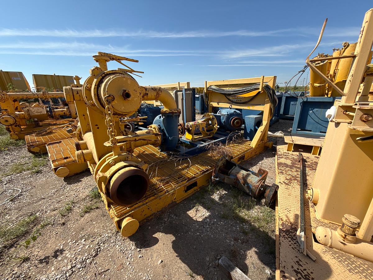 Used Forum 8x6x14 Transfer Pump with WEG 75 Horsepower Motor, Skidded