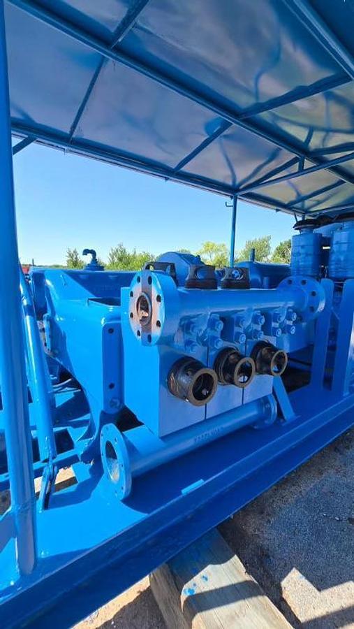 Used Gardner Denver PAH Triplex Pump, Skidded