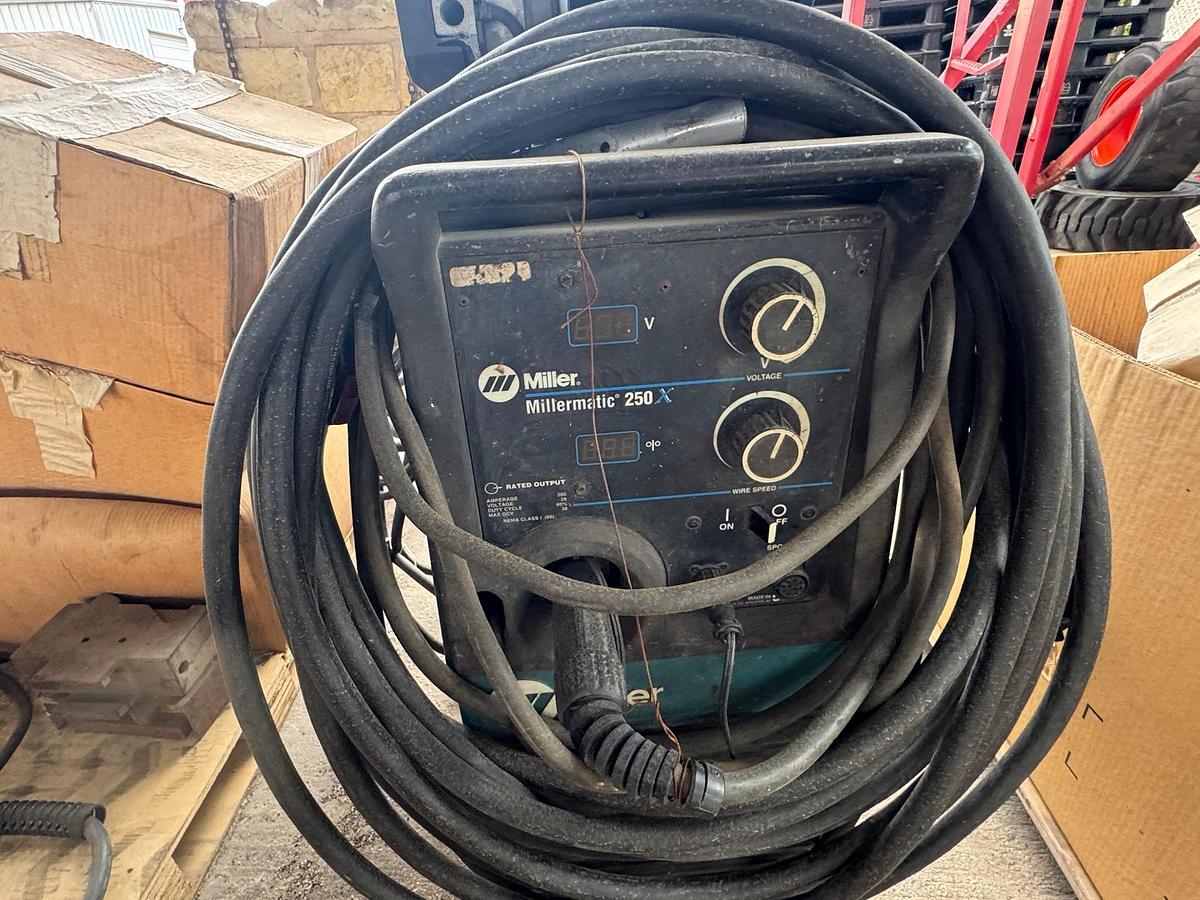 Used Miller Millermatic 250X MIG Welder with Wire Feeder