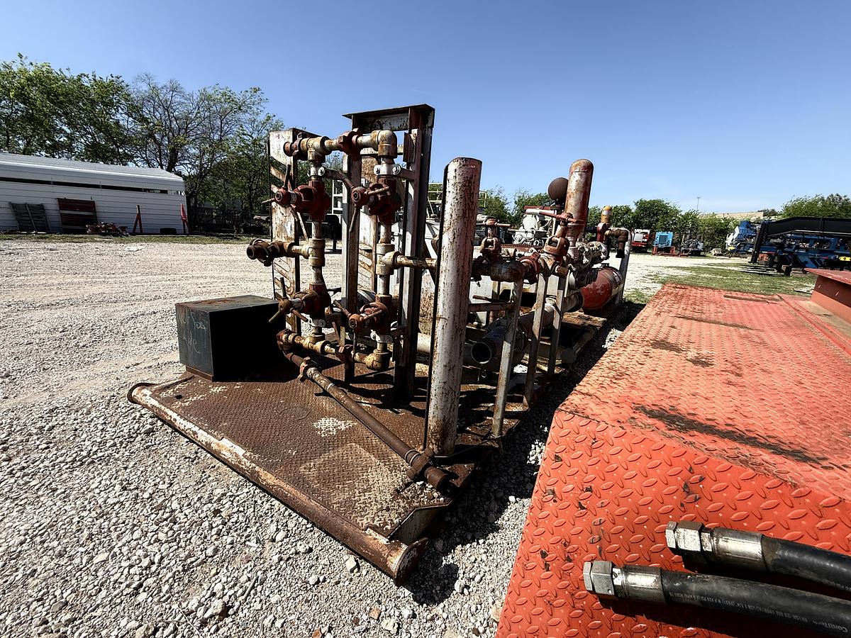 Used EWS 440 5K WP Triplex Well Service Pump Skidded P/B Detroit Series 60