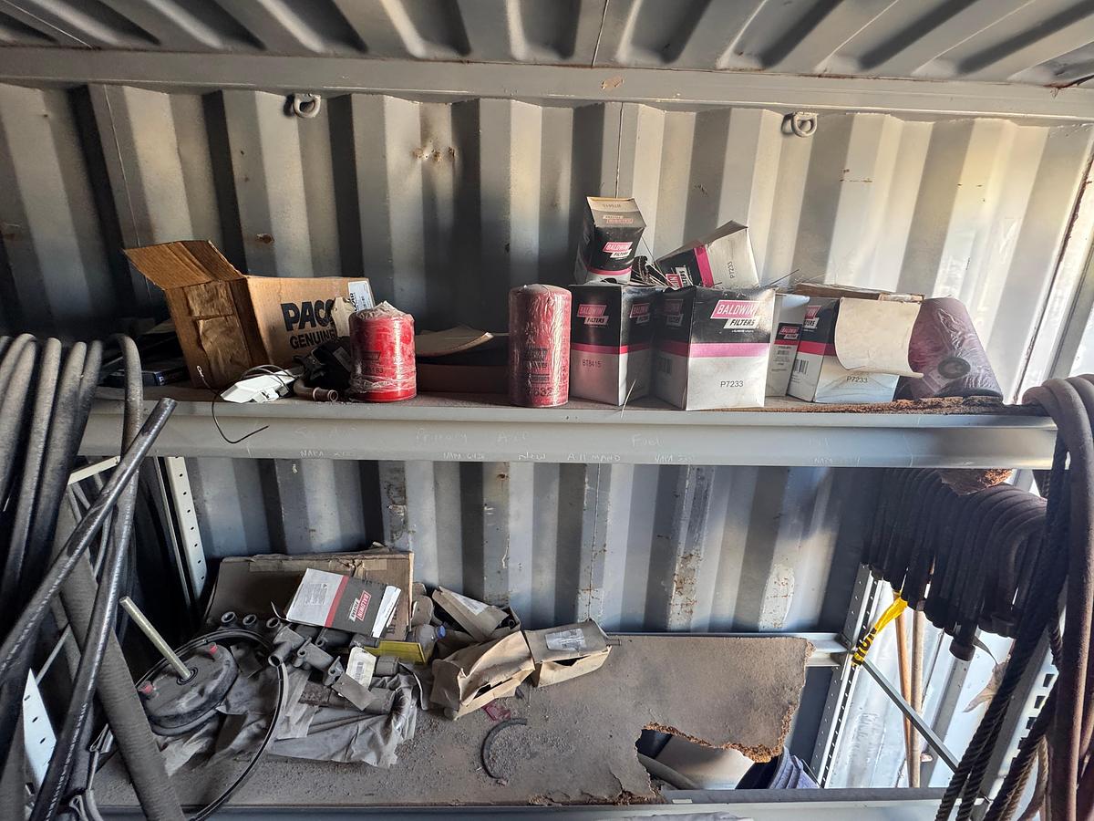 Used 20' Conex Shipping Container with Contents