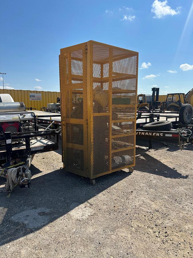 Used Tool Cage on Wheels