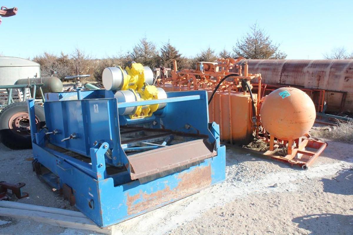 Used Linear Motion Shale Shaker, Cameron Accumulator, HT-55 Rotary Tongs