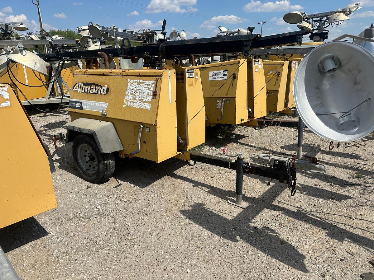 Used Allmand Night-Lite Pro NL 8 8KW Light Plant with CAT Engine