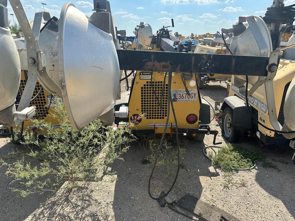 Used Allmand Night-Lite Pro NL 8 8KW Light Plant with CAT Engine