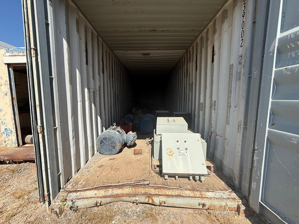 Used Conex Shipping Container with Contents