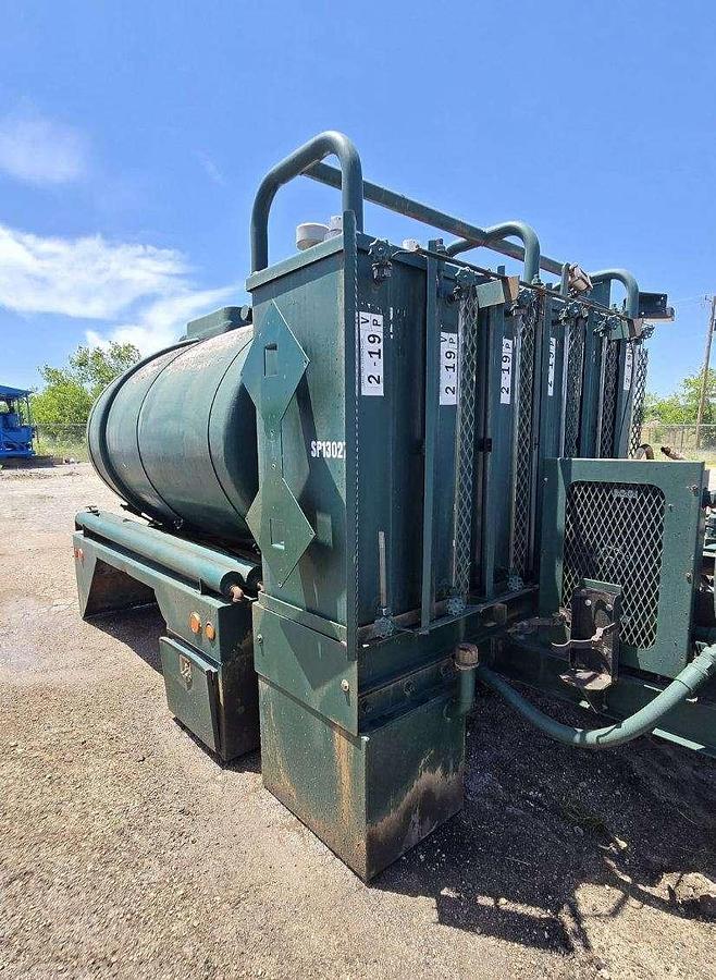Used Acid Tank Truck Bed with Weatherford Triplex Pump