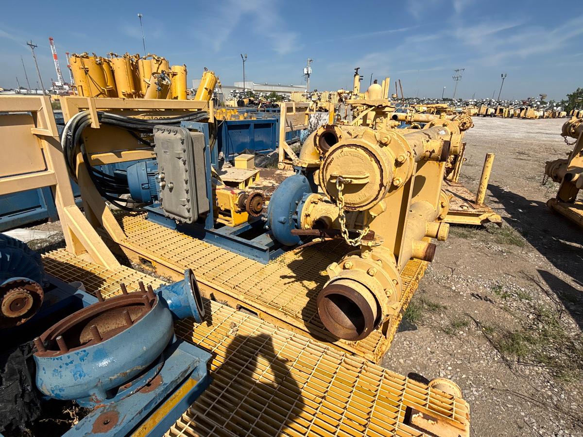 Used Forum 8x6x14 Transfer Pump with WEG 75 Horsepower Motor, Skidded