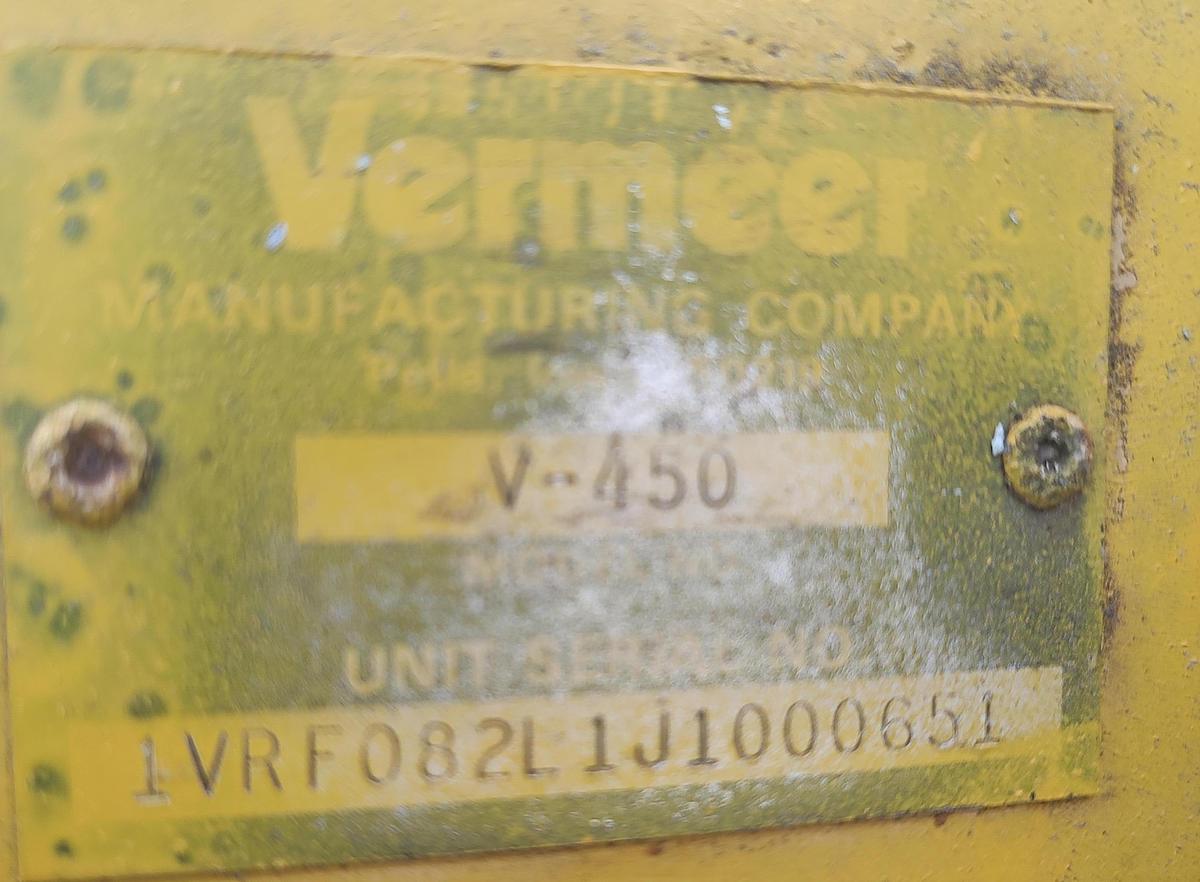 Used 2018 Vermeer V450