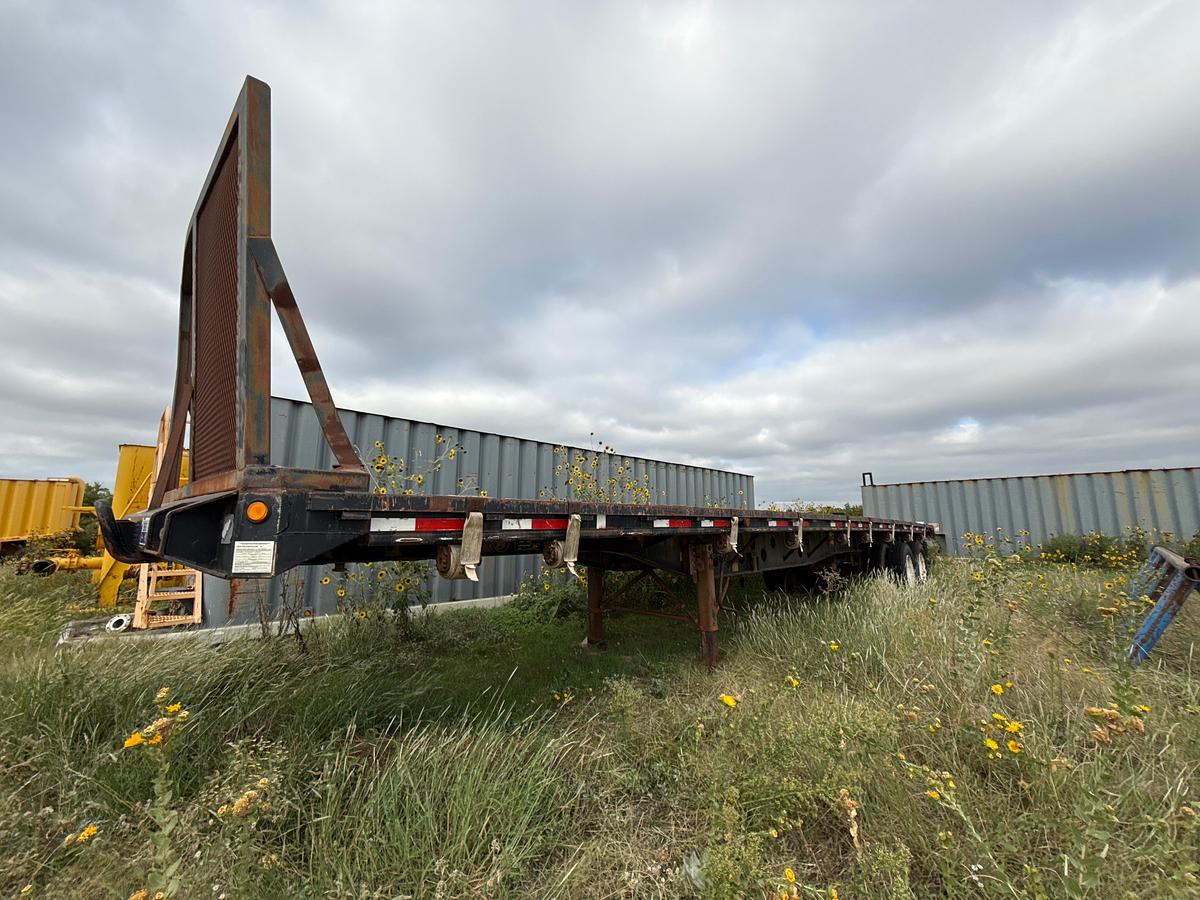 Used 40ft Flatbed Trailer 5th Wheel