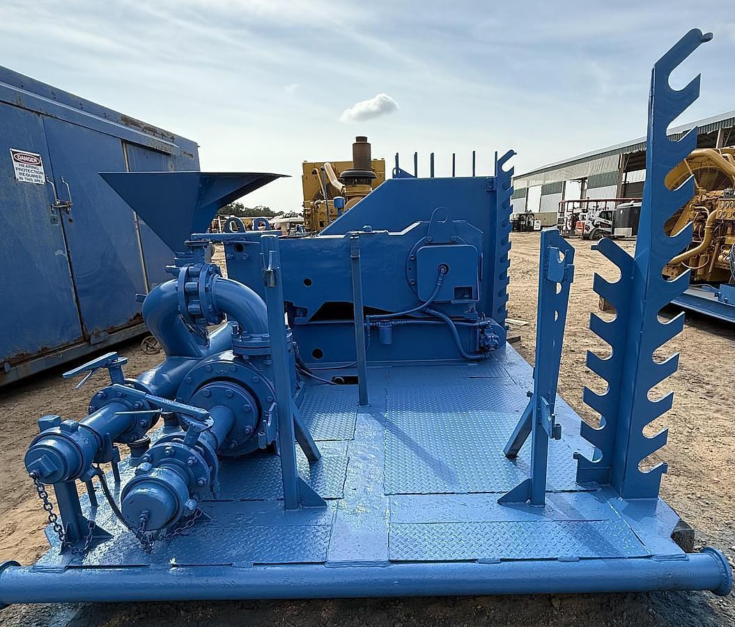 Used Kerr T-60 Triplex Mud Pump Powered by C15 Engine