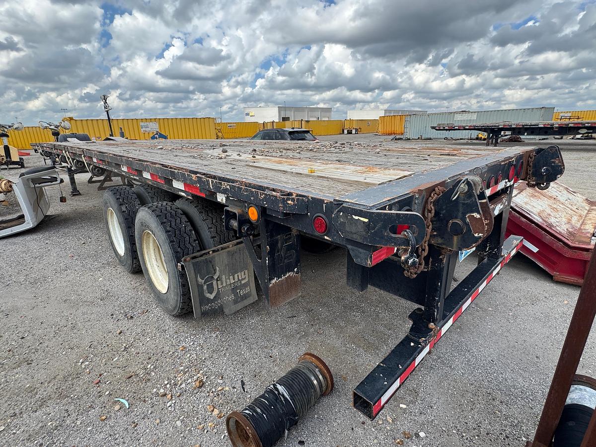 Used 2010 Tihm T/A Flatbed Trailer