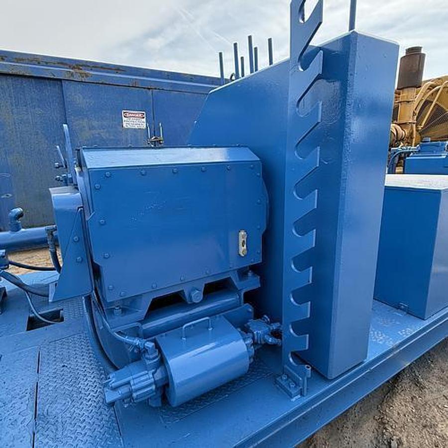 Used Kerr T-60 Triplex Mud Pump Powered by C15 Engine