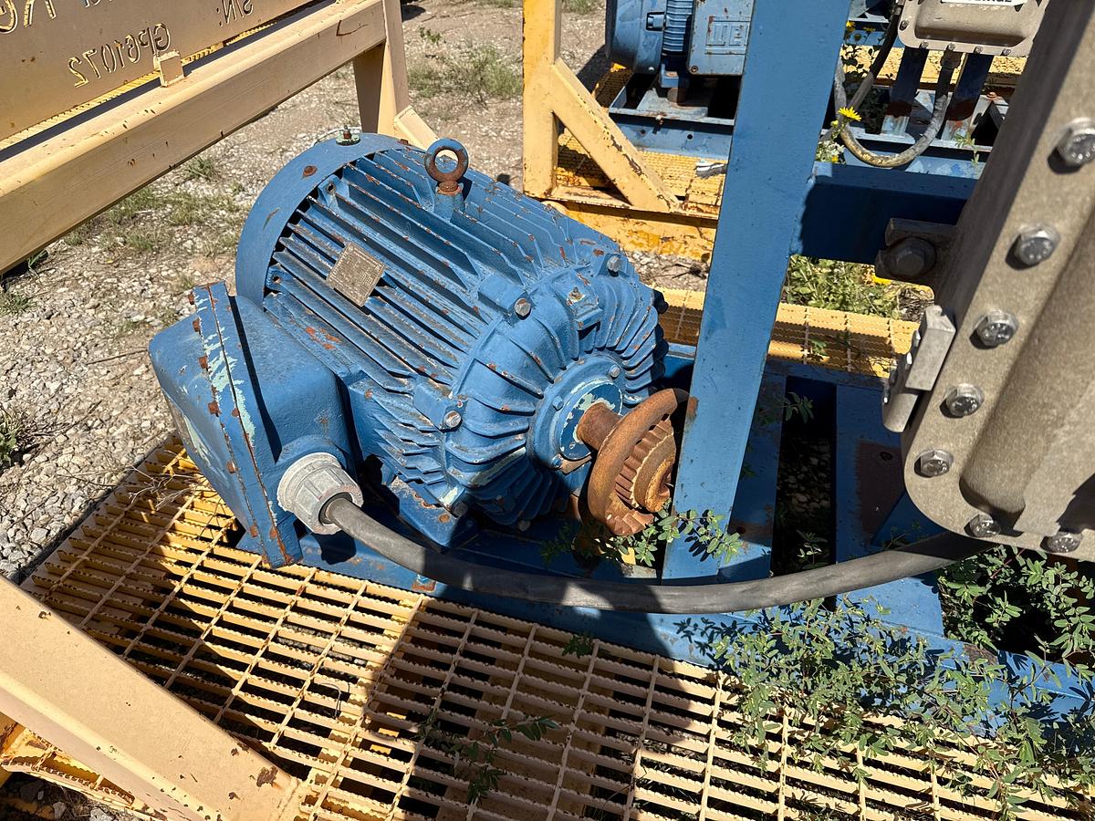Used Mission 8x6x14 Transfer Pump With a Worldwide 75 Horsepower Electric Motor on a Skid
