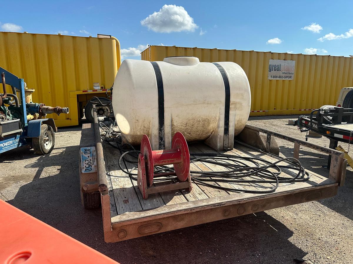 Used Lamar 16 Trailer with All American Pressure Washer and Water Tank