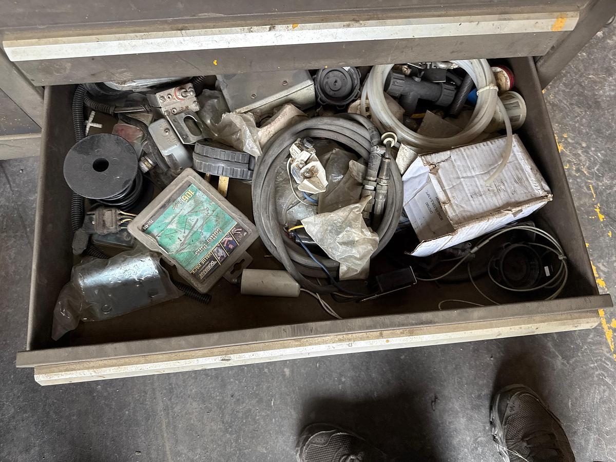 Used Kennedy Tool Box with Miscellaneous Tools