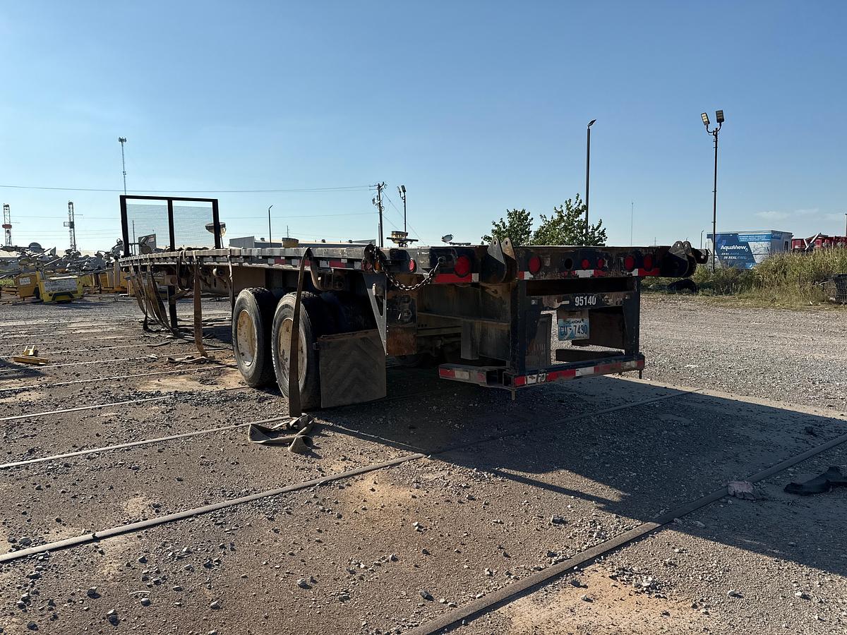 Used 2010 Bright Coop Flat Bed Trailer with a 2011 Princeton PB80 Piggy back