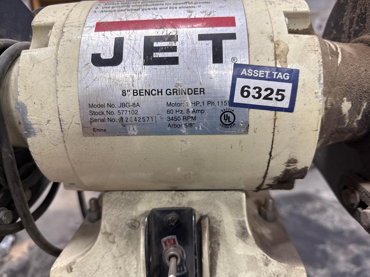 Used JET 8 inch Bench Grinder