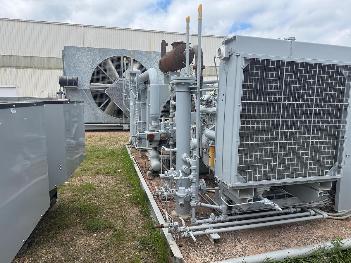 Used 2014 Engine-Driven Natural Gas Compressor, Skidded