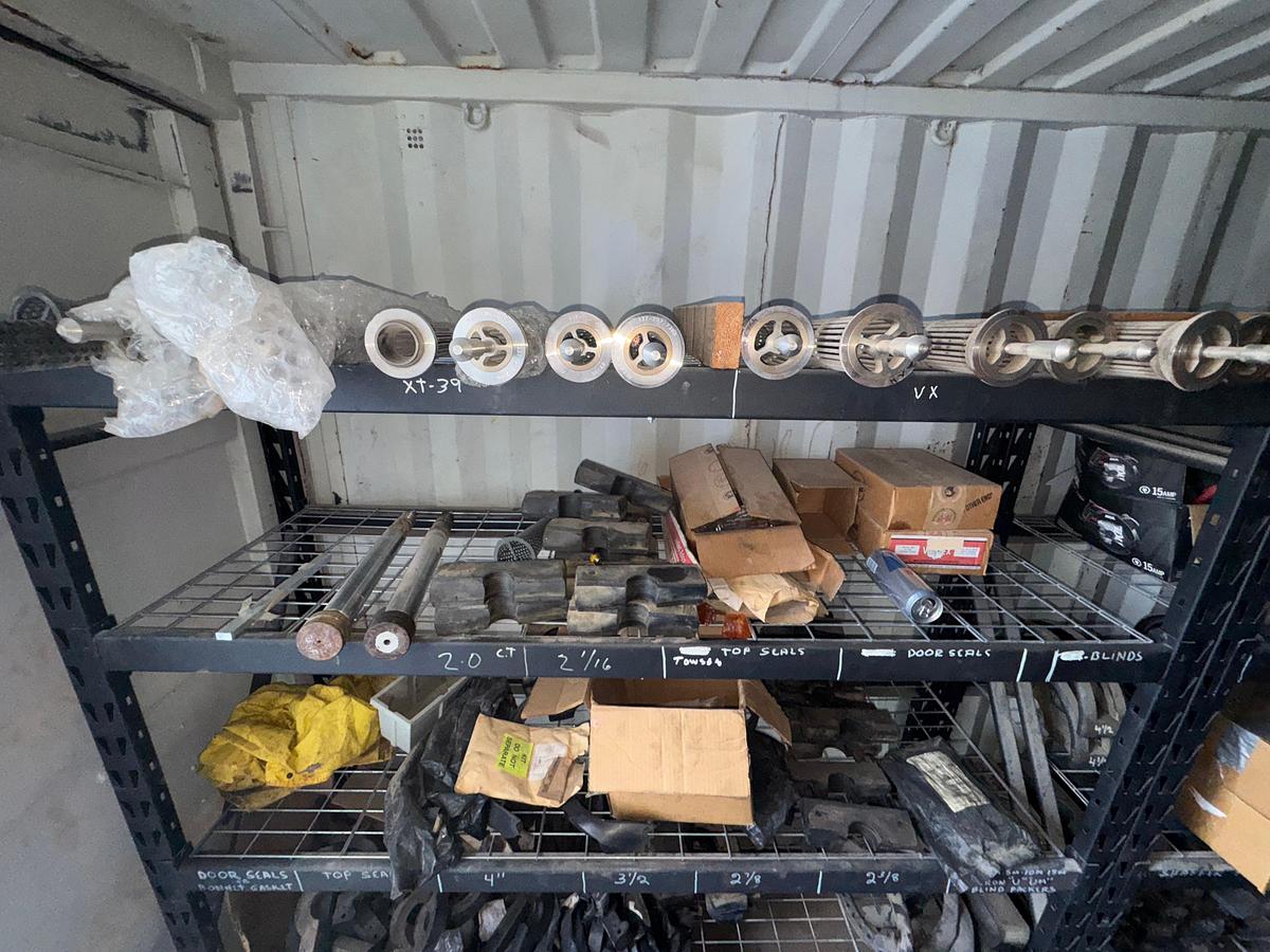 Used 20' Conex Shipping Container with Contents