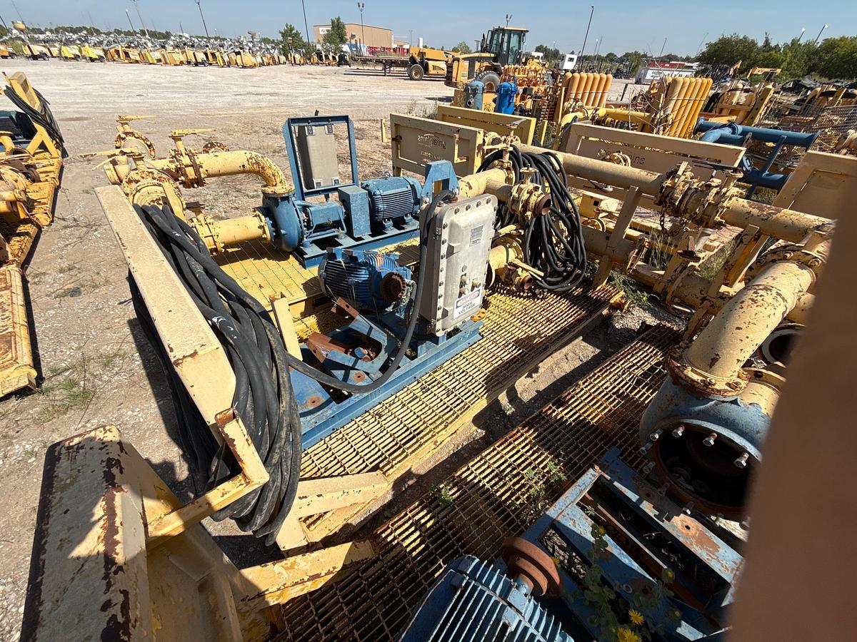 Used WAG Electric Motor on a Skid