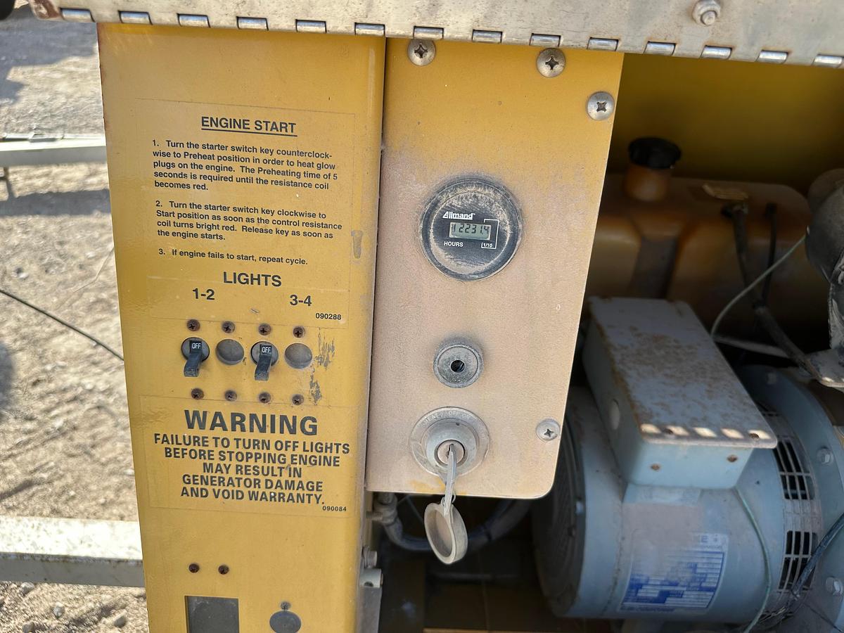 Used Allmand Nightpro NL8 8kw Light Plant with CAT Engine