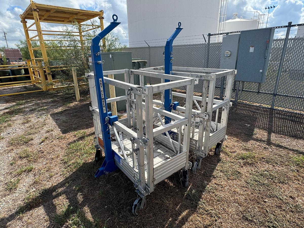 Used (2) Sky Climber Sky Stage Ultra Suspended Platform