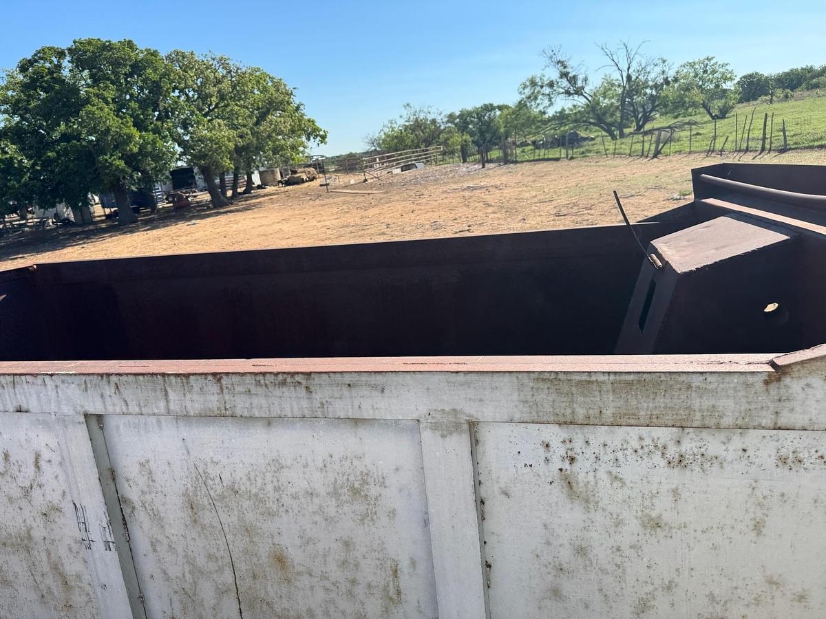 Used Heavy-Duty Steel Transport Dump Box