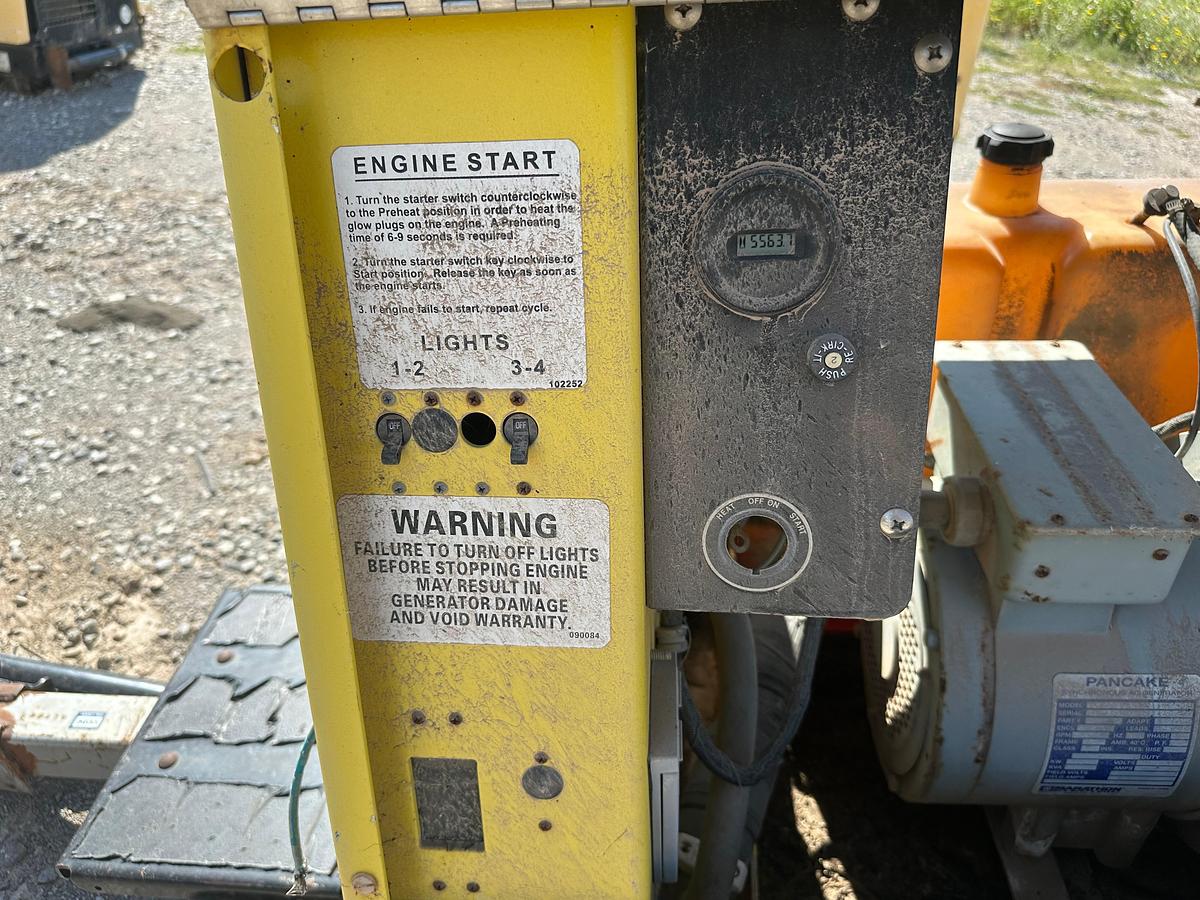 Used Allmand Night-Lite Pro V 8KW Light Plant with CAT Engine