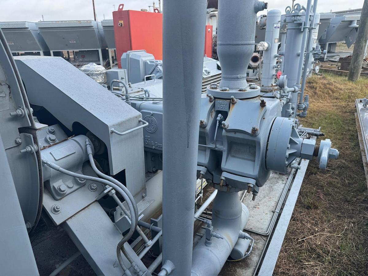 Used Electric Natural Gas Compressor Package, Skidded