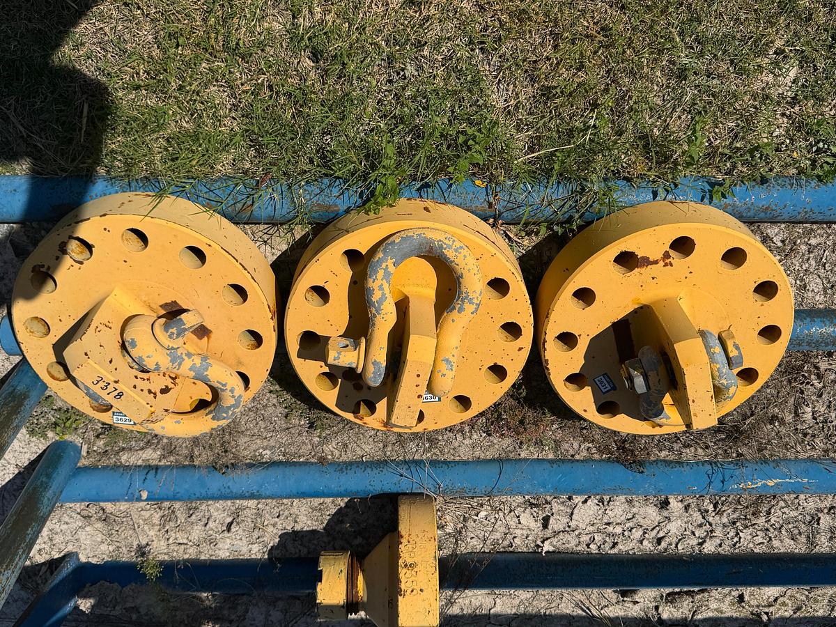 Used (3) Blind Test Plugs with Lifting Eye - Clevis