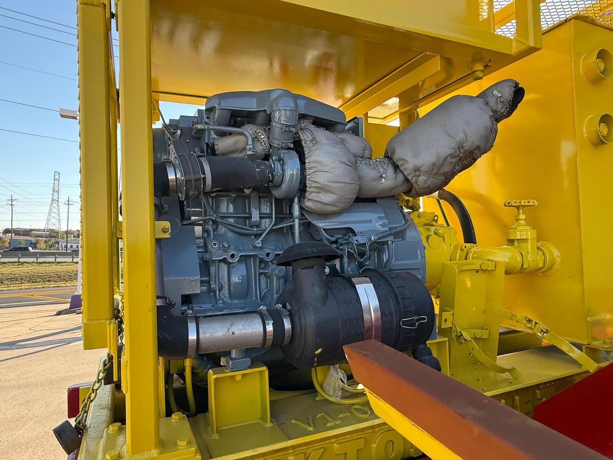 Used Vektor Gooseneck Hydraulic Pipe Handler Trailer