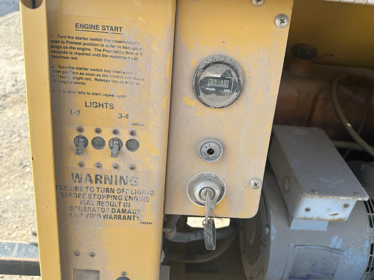 Used Allmand Night-Lite Pro NL 8 8KW Light Plant with CAT Engine