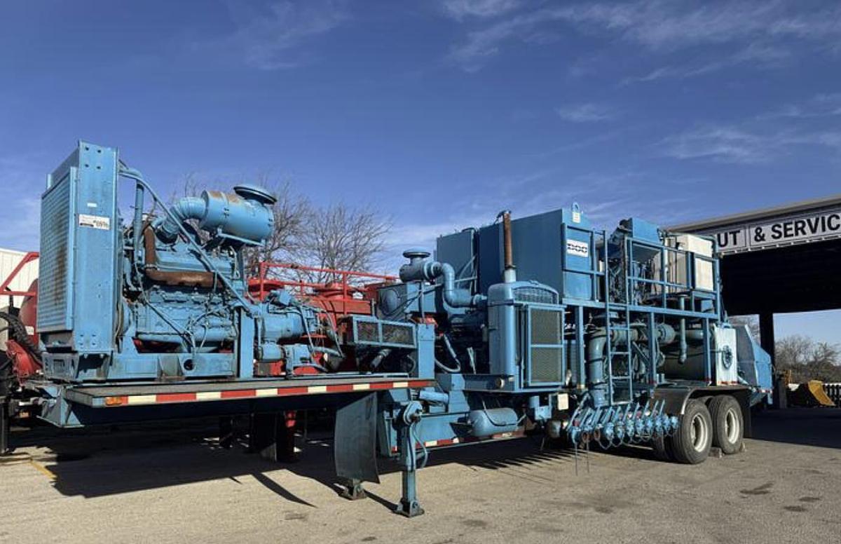 Used 2005 Trailer Mounted Frac Blender