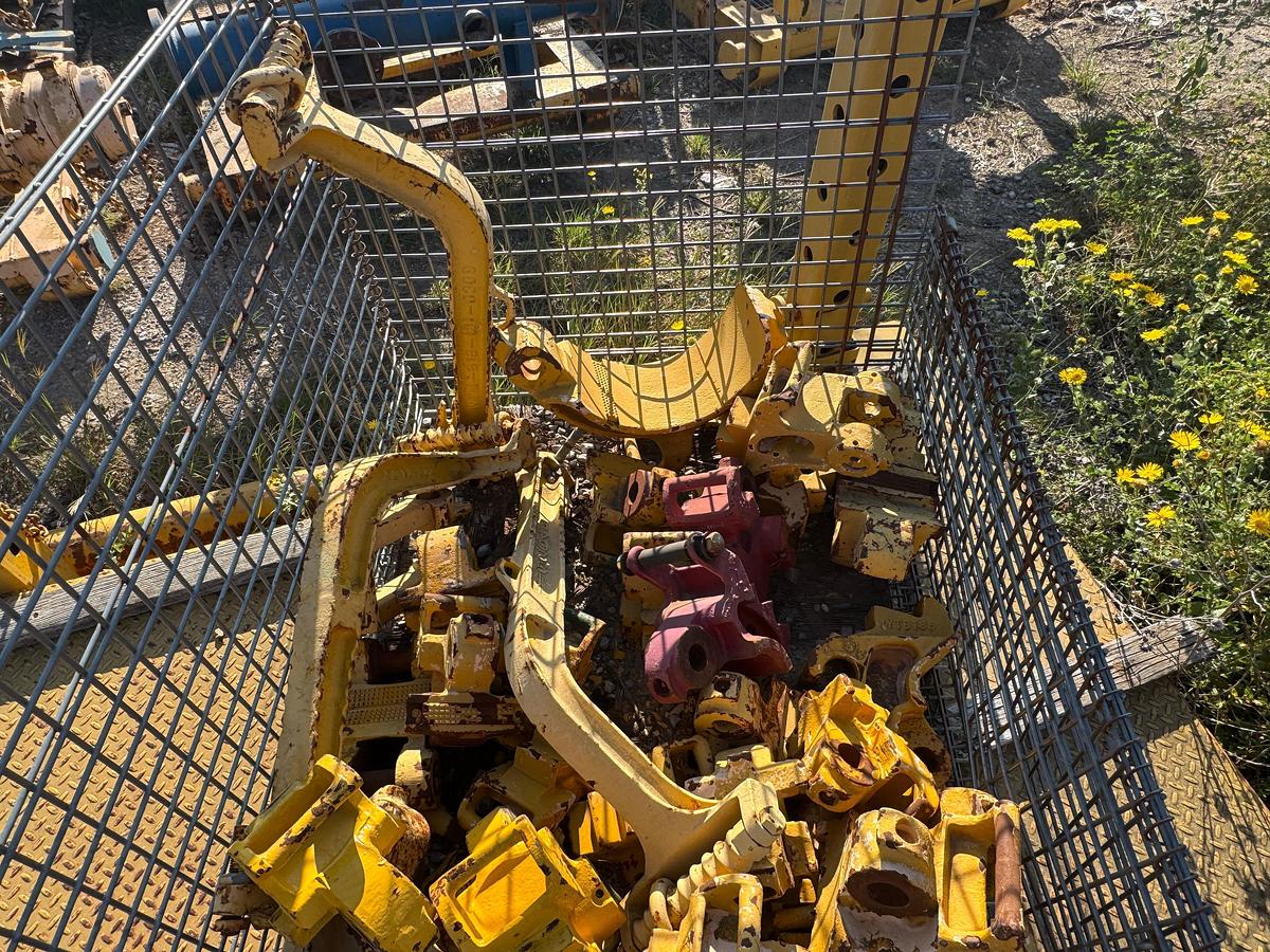 Used (2) TOWNSEND 7 1/16 Manual Double BOPs - Skid with Adjustable Height Work Platform - Tong Parts