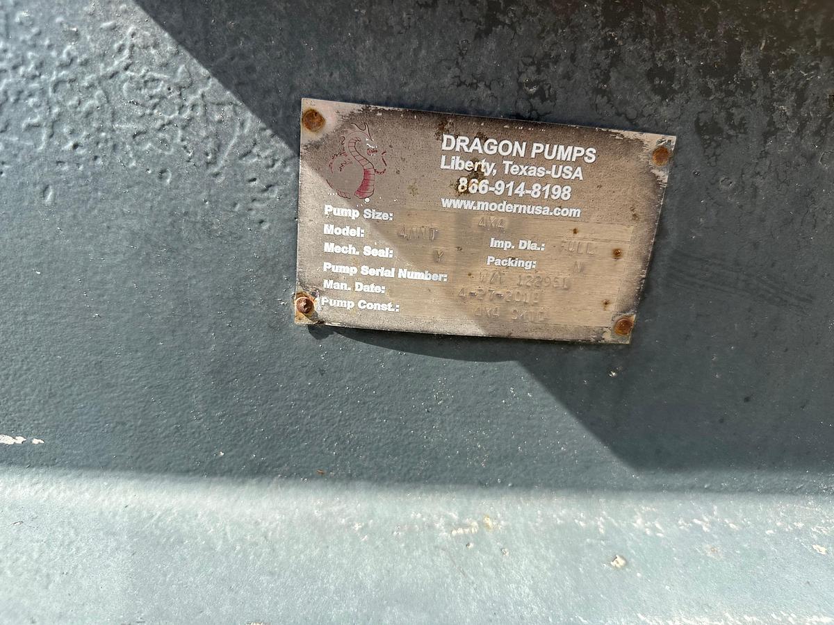 Used Skidded Cornell Pump with DeuzDiesel Engine